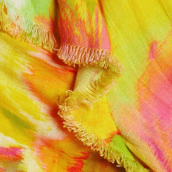 Hemant & Nandita Floral Linen-Cotton Mini Dress - Picture 7 of 9